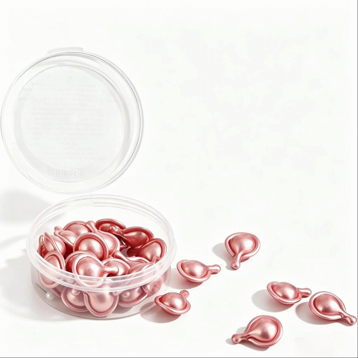 Rose Pearl Teardrop Facial Serum Capsule | OEM/ODM Fragrance