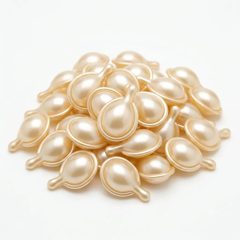 Champagne Pearl Face Oil Capsules | OEM/ODM Beauty Fragrance