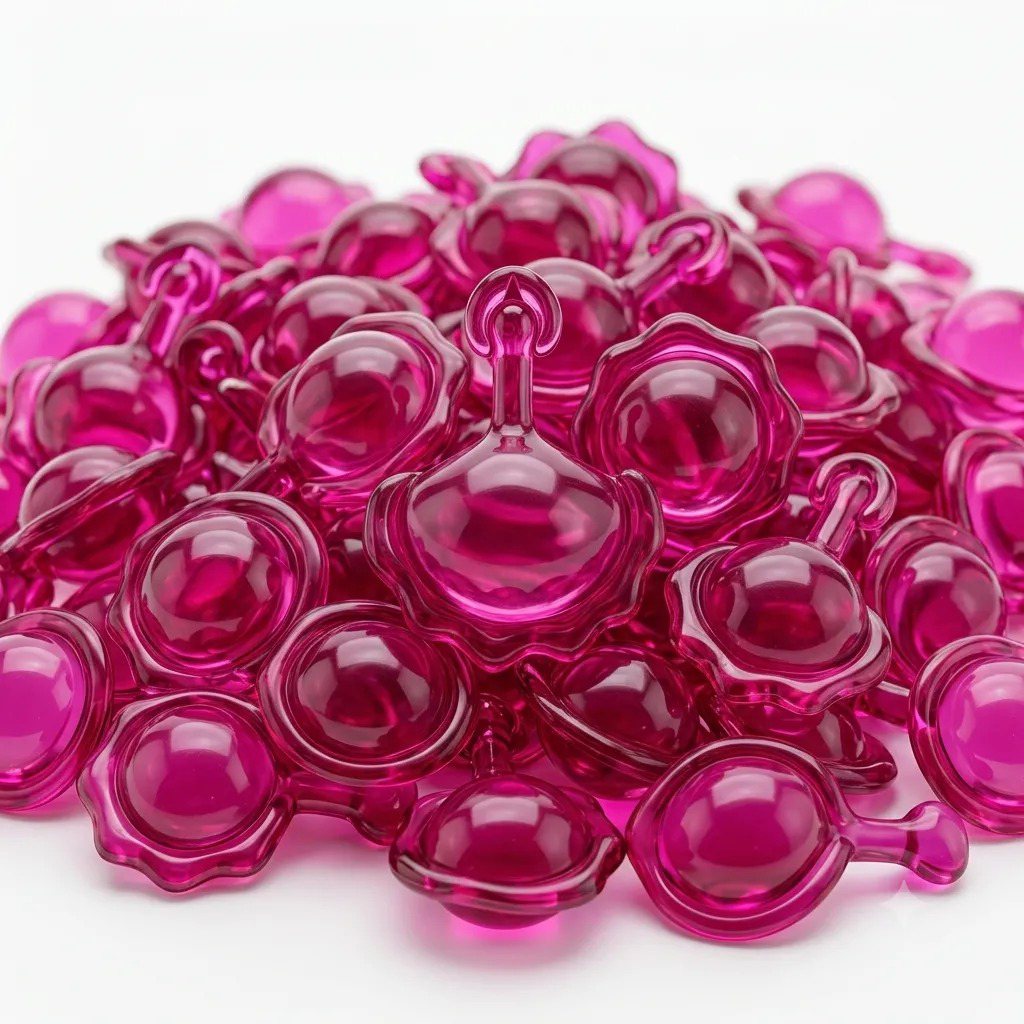 Magenta Flower Shape Bath Oil Beads | OEM/ODM Capsule Custom