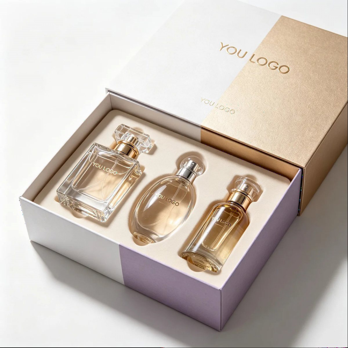 Lavender Perfume Quad Box