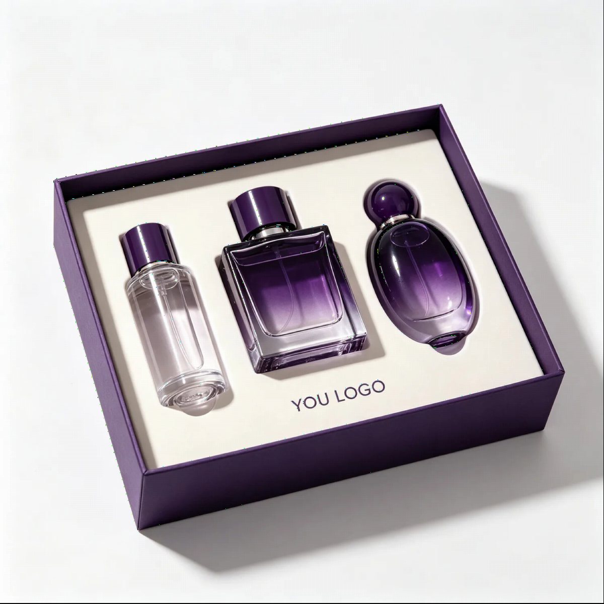 Royal Violet Perfume Trio Box