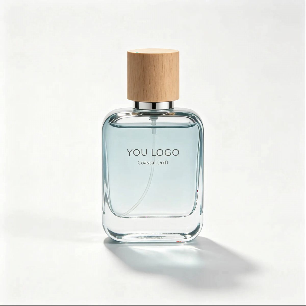Aqua Square Perfume Bottle