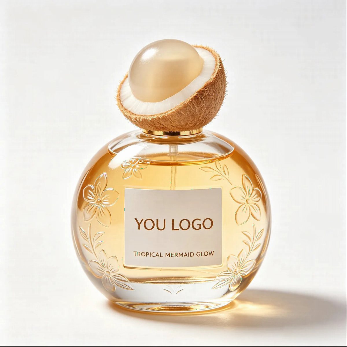 Tropical Hibiscus Pear Perfume Bottle