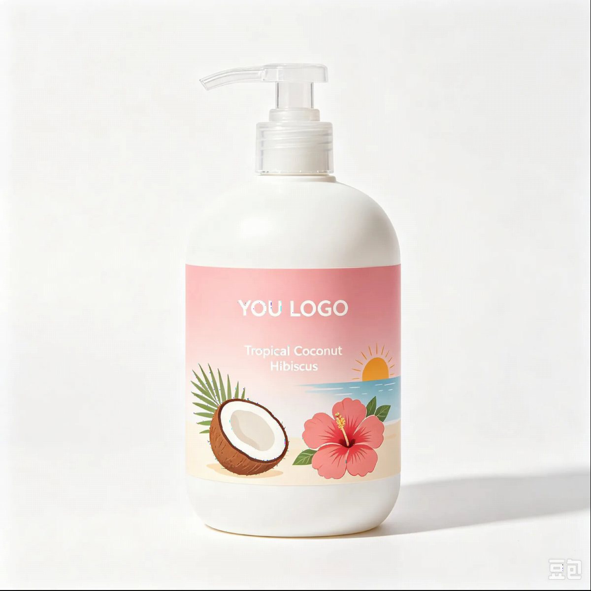 Tropical Coconut Nourishing Shampoo Beach Bottle