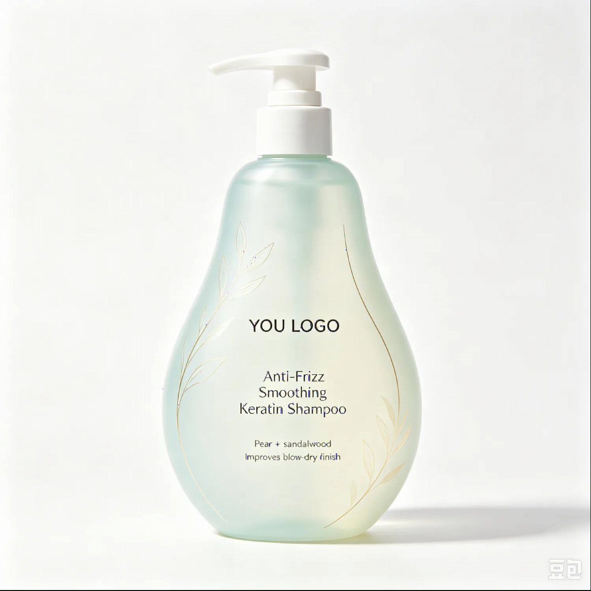 Anti-Frizz Smoothing Keratin Shampoo Pear Bottle