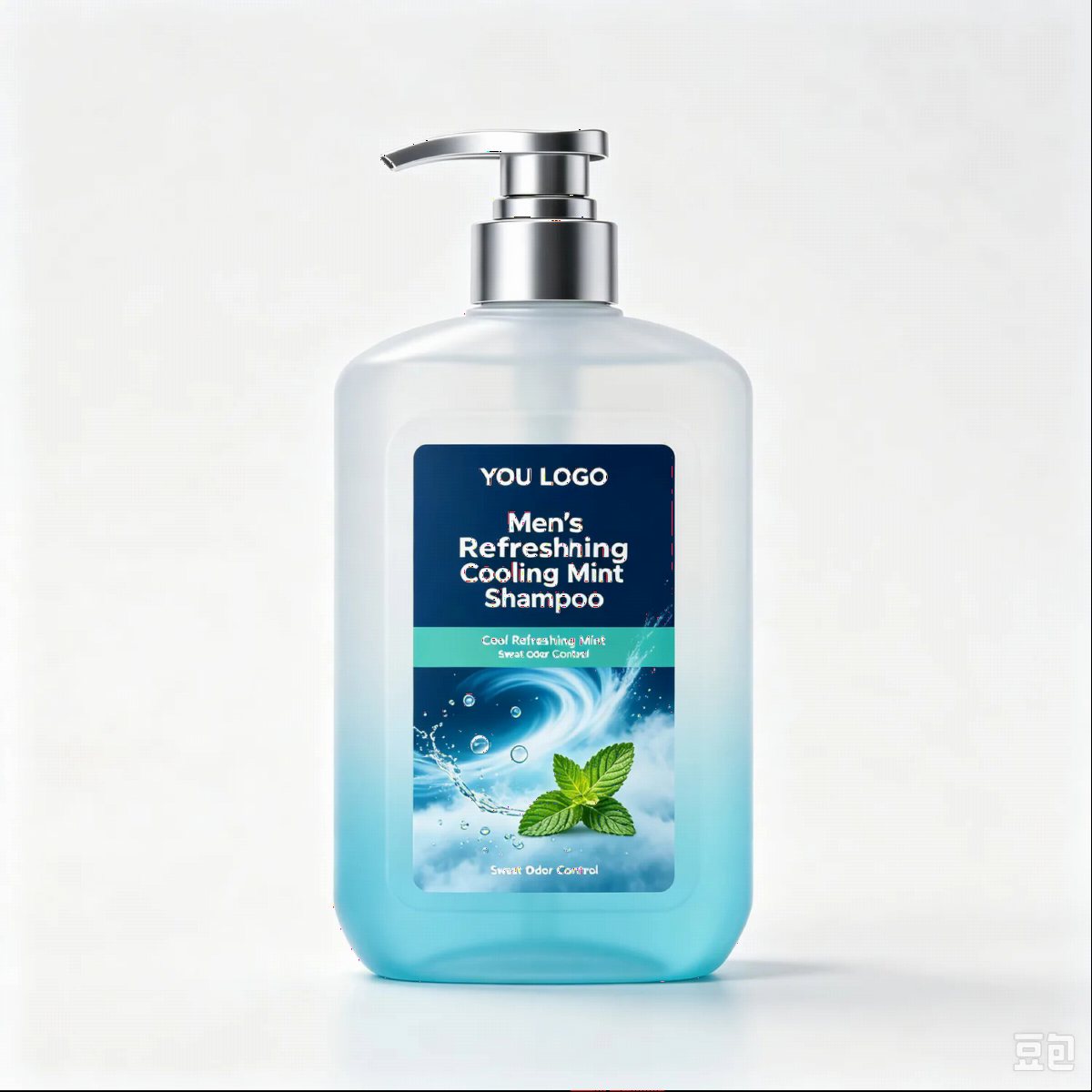 Men's Refreshing Cooling Mint Shampoo Body Wash