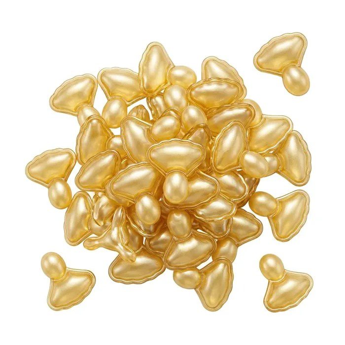 Light Yellow Fan Capsule Facial Serum | OEM ODM Custom