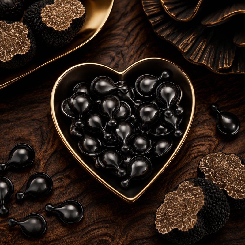 OEM Black Truffle Luxury Anti-Aging Serum Capsules - Regenerating, Firming & Radiance Boost Essence
