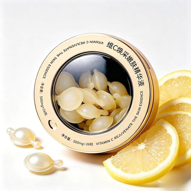OEM Vitamin C Facial Oil Plant-Based Capsules — Hydrating, Firming & Repairing